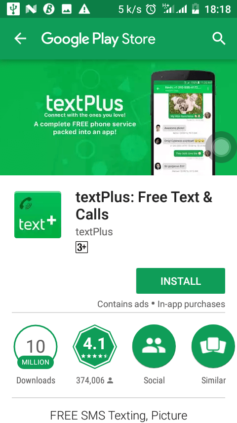 textplus app