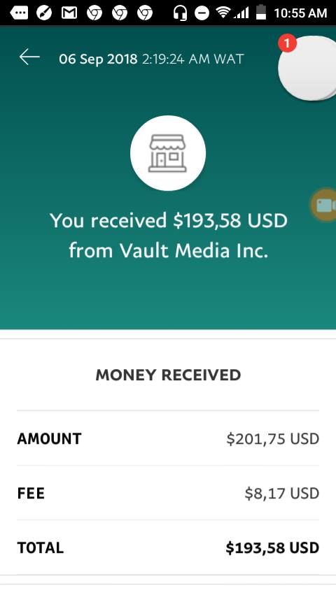 second payment from powerhouseaffiliate